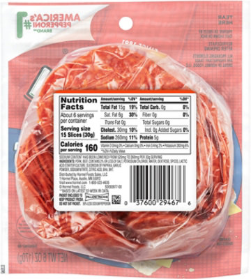 Hormel Pepperoni 50% Less Sodium Pillow Pack - 6 Oz - Image 5