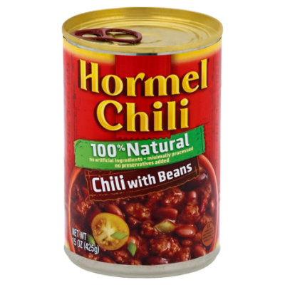 Hormel Natural Chili With Beans - 15 Oz - Image 1