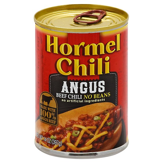 Hormel Angus Chili No Beans - 14 Oz
