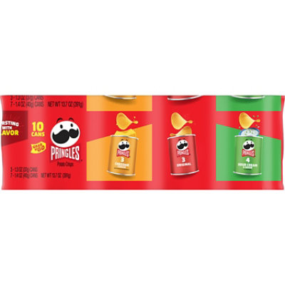 Pringles Potato Crisps Chips Variety Pack Lunch Snacks 10 Count - 13.7 Oz - Image 6