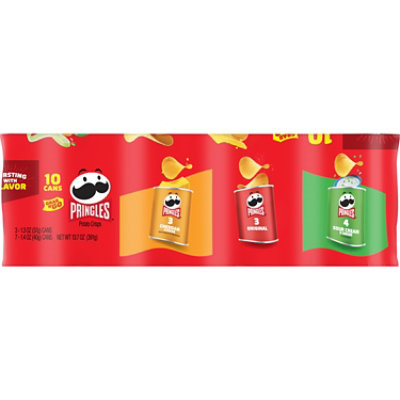 Pringles Potato Crisps Chips Variety Pack Lunch Snacks 10 Count - 13.7 Oz - Image 7
