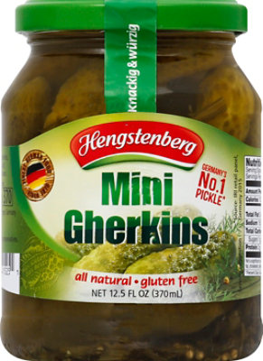 Hengstenberg Mini Gherkins - 12.5 Oz - Image 2