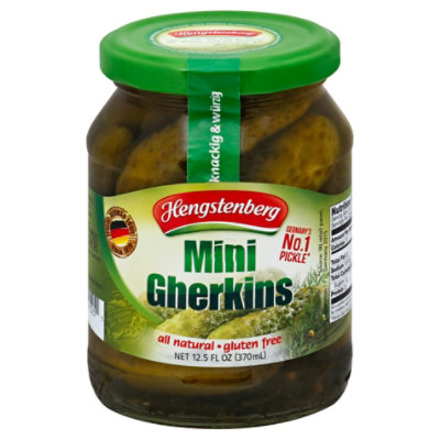 Hengstenberg Mini Gherkins - 12.5 Oz