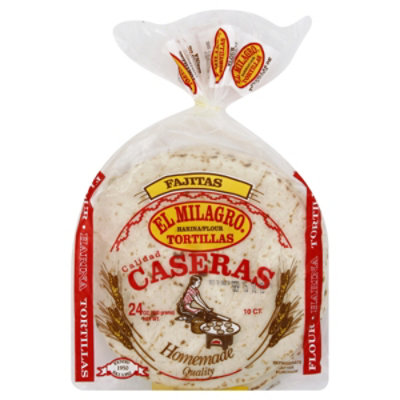 El Milagro Fajita Flour Tortillas, 24 Oz - 24 Oz - Image 1