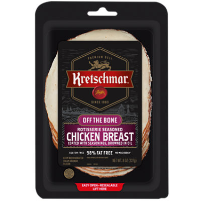 Kretschmar Pre-Sliced Chicken Breast Off The Bone - 8 Oz