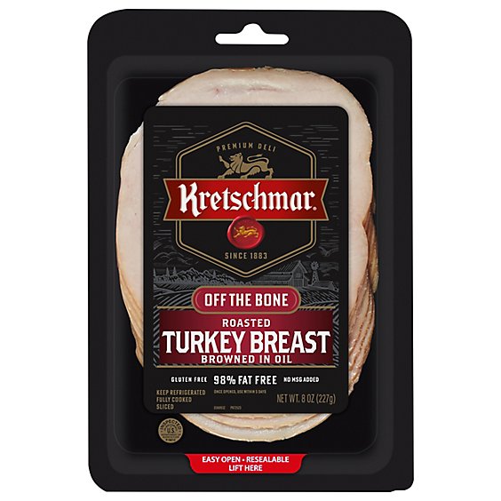 Kretschmar Turkey Off The Bone Pre-Sliced - 8 Oz