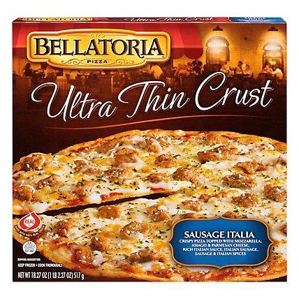 Bellatoria Pizza Ultra Thin Crust Italian 12 Inch Frozen - 18.27 Oz - Image 3