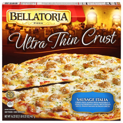 Bellatoria Pizza Ultra Thin Crust Italian 12 Inch Frozen - 18.27 Oz - Image 1