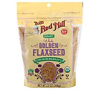 Bobs Red Mill Organic Flaxseed Golden Whole Gluten Free - 13 Oz
