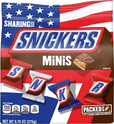 Snickers Candy, Assorted, Minis 11.5 Oz, Candy Bars