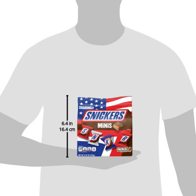 Snickers Red White & Blue Minis Size Patriotic Chocolate Candy Bag 9.7 Oz - Image 5