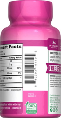 Nature's Truth Ultra Collagen 1000 mg Type I and III - 90 Count - Image 2