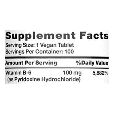 Nature's Truth Vitamin B6 100 mg - 100 Count - Image 2