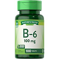 Nature's Truth Vitamin B6 100 mg - 250 Count - Image 1