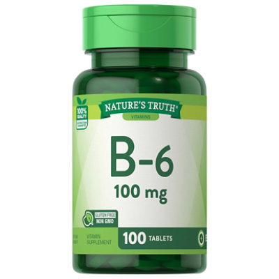 Natures Truth Vitamin B6 100 mg Tablets - 250 Count