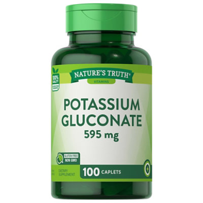 Nature's Truth Potassium Gluconate 595 mg - 100 Count - Image 3