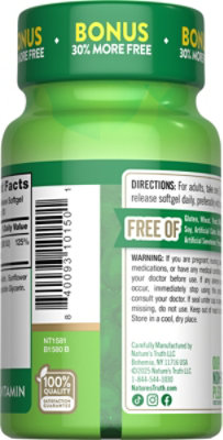 Nature's Truth Vitamin D3 25 mcg - 130 Count - Image 6