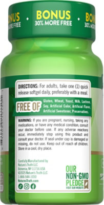 Nature's Truth Vitamin D3 25 mcg - 130 Count - Image 3