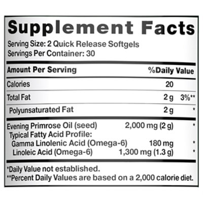 Nature's Truth Evening Primrose Oil 2000 mg - 60 Count - Image 4