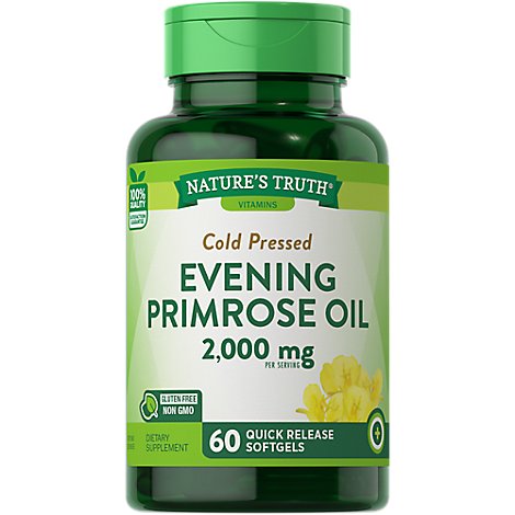 Natures Truth Evening Primrose Oil 2000 mg Softgels - 60 Count