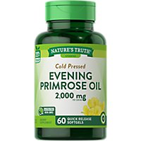 Nature's Truth Evening Primrose Oil 2000 mg - 60 Count - Image 1