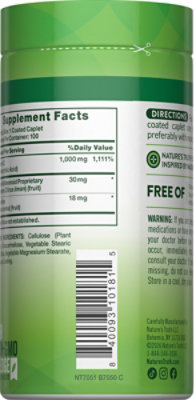 Nature's Truth Vitamin C 1000 mg With Bioflavonoids And Wild Rose Hips - 100 Count - Image 4