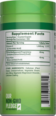 Nature's Truth Vitamin C 1000 mg With Bioflavonoids And Wild Rose Hips - 100 Count - Image 3