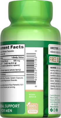 Nature's Truth Saw Palmetto 2400 mg - 120 Count - Image 6