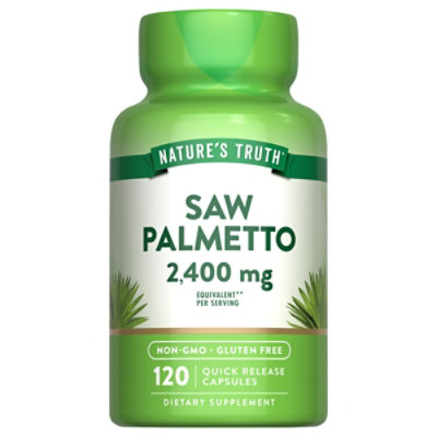 Nature's Truth Saw Palmetto 2400 mg - 120 Count - Image 1