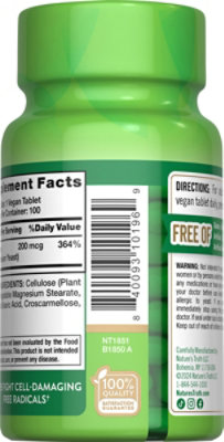 Nature's Truth Selenium 200 mcg - 100 Count - Image 7