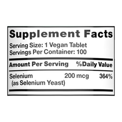 Nature's Truth Selenium 200 mcg - 100 Count - Image 5