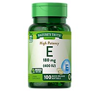 Nature's Truth High Potency Vitamin E 180 mg - 100 Count