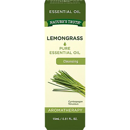 Nature's Truth Lemongrass Pure Essential Oil - 0.51 Fl. Oz. - Image 1