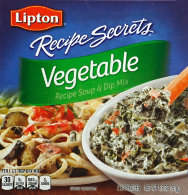 Lipton Soup Vegie Recipe - 1.8 Oz - Image 2