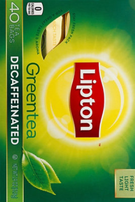 Lipton Green Tea Decaf - 40 Count - Image 3