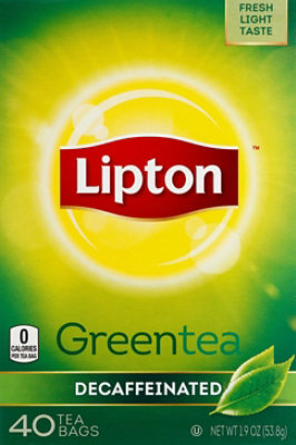 Lipton Green Tea Decaf - 40 Count - Image 2