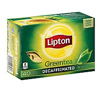 Lipton Green Tea Decaf - 40 Count