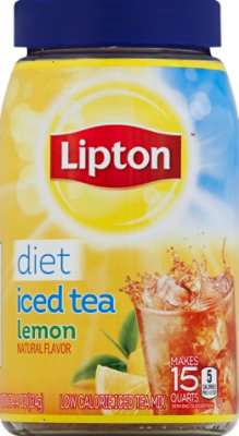 Lipton Diet Lemon Iced Tea Mix - 4.4 Oz - Image 2