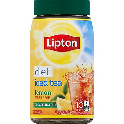 Lipton Diet Decaffeinate Lemon Iced Tea Mix - 3 Oz - Image 2
