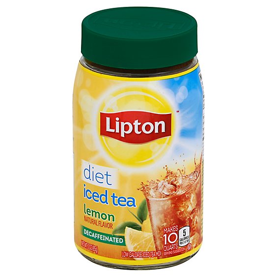 Lipton Diet Decaffeinate Lemon Iced Tea Mix - 3 Oz