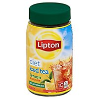 Lipton Diet Decaffeinate Lemon Iced Tea Mix - 3 Oz - Image 1