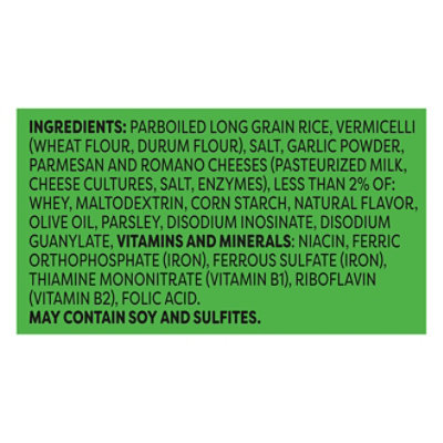 Knorr Rice Sides Garlic Parmesan - 5.2 Oz - Image 5
