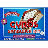 Devanco Foods Traditional Gyros Sandwich Kit - 39.5 Oz - Image 2