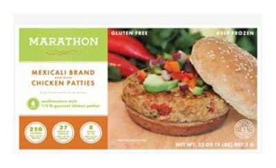 Marathon Mexicali Chicken Burger - 2 Lb - Image 1