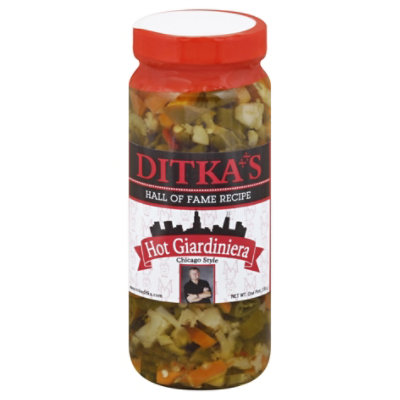 Ditka Hot Giardiniera - 16 Oz - Image 1