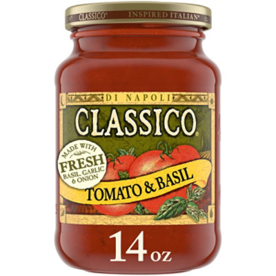 Classico Organic Pizza Sauce, 14 oz Jar 