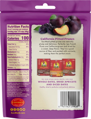 Sun-Maid Pitted Prune Zip Bag - 7 Oz - Image 5