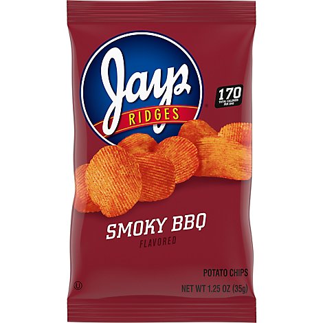 Jays Open Pit Barbeque Potato Chips - 1.25 Oz