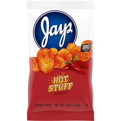 Jays Hot Stuff Potato Chips - 1.25 Oz - Image 1