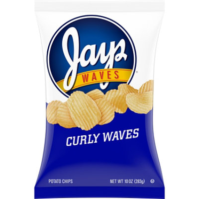 Jays Curly Waves Potato Chips 10 Oz jewelosco